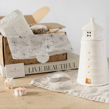 Load image into Gallery viewer, Lighthouse Wax Melt Burner Gift Box