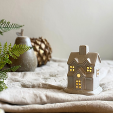Load image into Gallery viewer, Ceramic Village House, LED lit