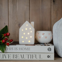 Load image into Gallery viewer, Ceramic Starry Night House