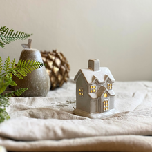 Load image into Gallery viewer, Calm Home Gift Box: Candle &amp; LED Ceramic House

