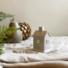 Load image into Gallery viewer, Calm Home Gift Box: Candle &amp; LED Ceramic House
